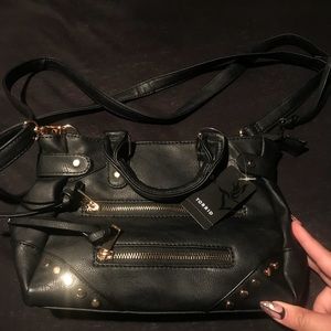 NWT TORRID BLACK LEATHER CROSS BODY